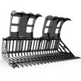 2025 HLA Attachments Stone Fork (Retainer Style Tine) - REGULAR SFRDB84 thumbnail image 4