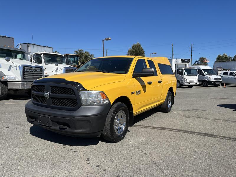 2015 RAM 1500 Tradesman Quad Cab 4WD with canopy and rear bed slide display photo