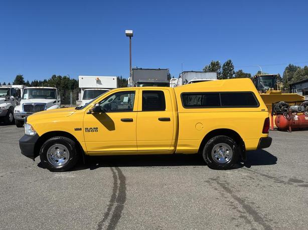 2015 RAM 1500 Tradesman Quad Cab 4WD with canopy and rear bed slide image 2