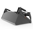 2025 HLA Attachments Low Profile Skidsteer Bucket & Skidsteer Grapple SBLP72GRS6 thumbnail image 2