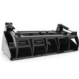 2025 HLA Attachments Low Profile Skidsteer Bucket & Skidsteer Grapple SBLP72GRS6 thumbnail image 3