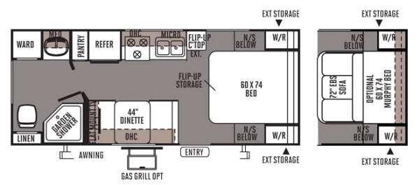 Used 2014 Forest River RV Rockwood Mini Lite 2304 display photo