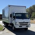 2018 Hino 195 20-Foot Diesel Cube Van with Power Lift Gate thumbnail image 2