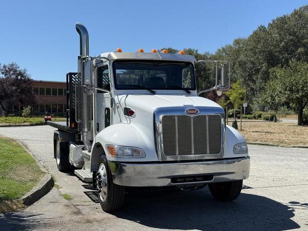 2019 Peterbilt 337 14-Foot Roll-Off Hook Truck Diesel with Hydraulic Brakes image 2