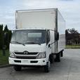 2020 Hino 195 20-Foot Diesel Cube Van Box Truck with Loading Ramp thumbnail image 4