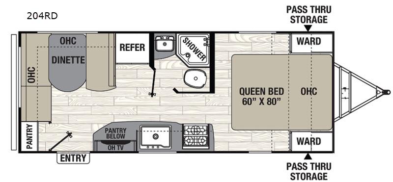 Used 2019 Coachmen RV Freedom Express Ultra Lite 204RD display photo