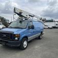 2010 Ford Econoline E-350 Super Duty Bucket Lift Cargo Van thumbnail image 1