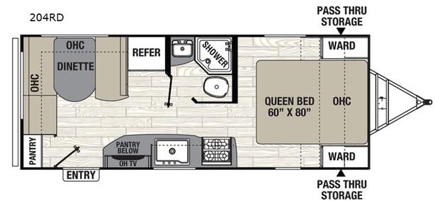 Used 2019 Coachmen RV Freedom Express Ultra Lite 204RD image 2