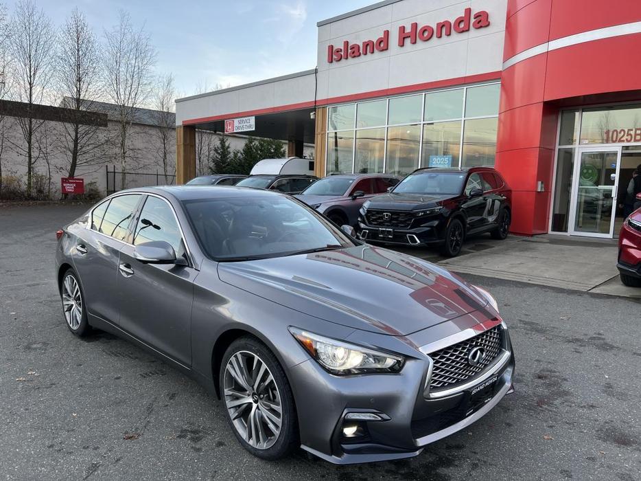 2022 Infiniti Q50 Sport Tech display photo