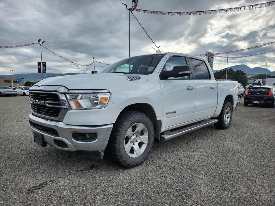 2019 RAM 1500 Big Horn | 5'7" Box | 5.7L HEMI V8 | Spray-In Bedliner | Apple Car display photo