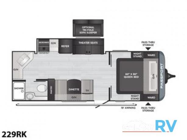 Used 2021 Keystone RV Passport 229RKWE SL Series image 2