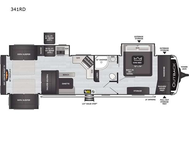Used 2023 Keystone RV Outback 341RD image 3