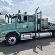 2003 Freightliner FL112 Flat Deck fuel truck  Diesel Air Brakes thumbnail image 2