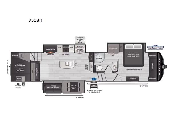 Used 2024 Keystone RV Montana High Country 351BH image 4