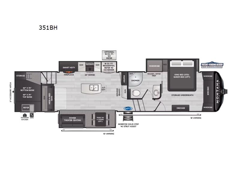 Used 2024 Keystone RV Montana High Country 351BH display photo