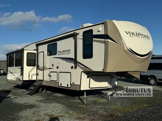 Used 2022 Forest River RV Wildwood Heritage Glen Elite Series 34RL image 1