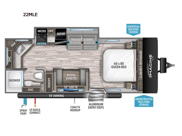 Used 2022 Grand Design Imagine XLS 22MLE image 5