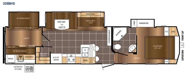 Used 2015 Prime Time RV Crusader 335BHS image 3