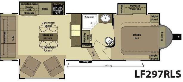 Used 2013 Open Range RV Light LF297RLS image 4