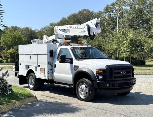 2008 Ford F-550 Regular Cab Super Duty Dually Diesel 4X4 Service Truck with Alte image 1
