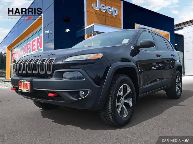 2018 Jeep Cherokee Trailhawk Leather Plus 4x4 | Low Km's | One Owner! image 1