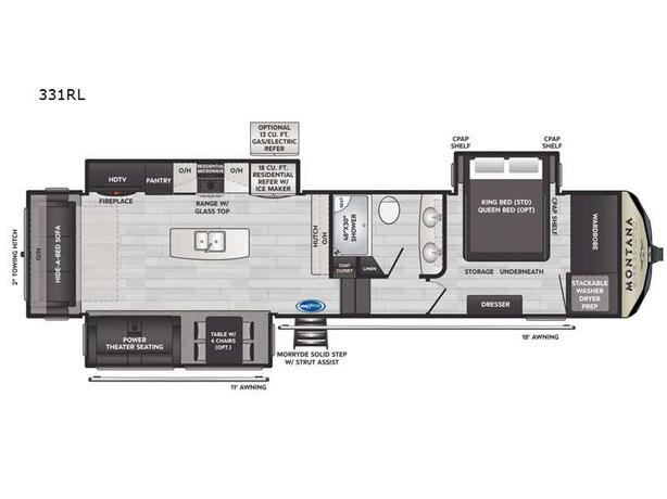 Used 2022 Keystone RV Montana High Country 331RL image 2