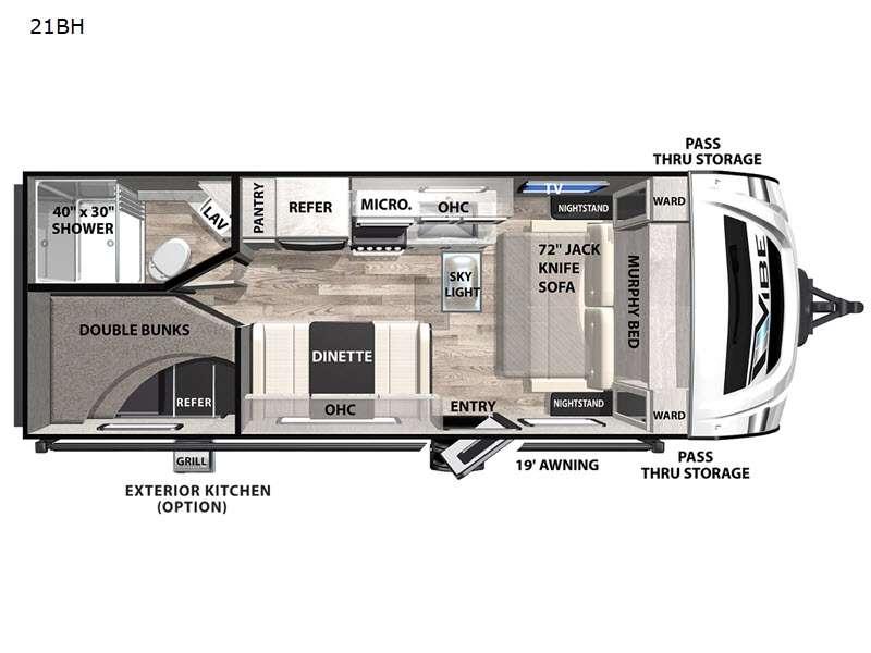Used 2022 Forest River RV Vibe 21BH display photo