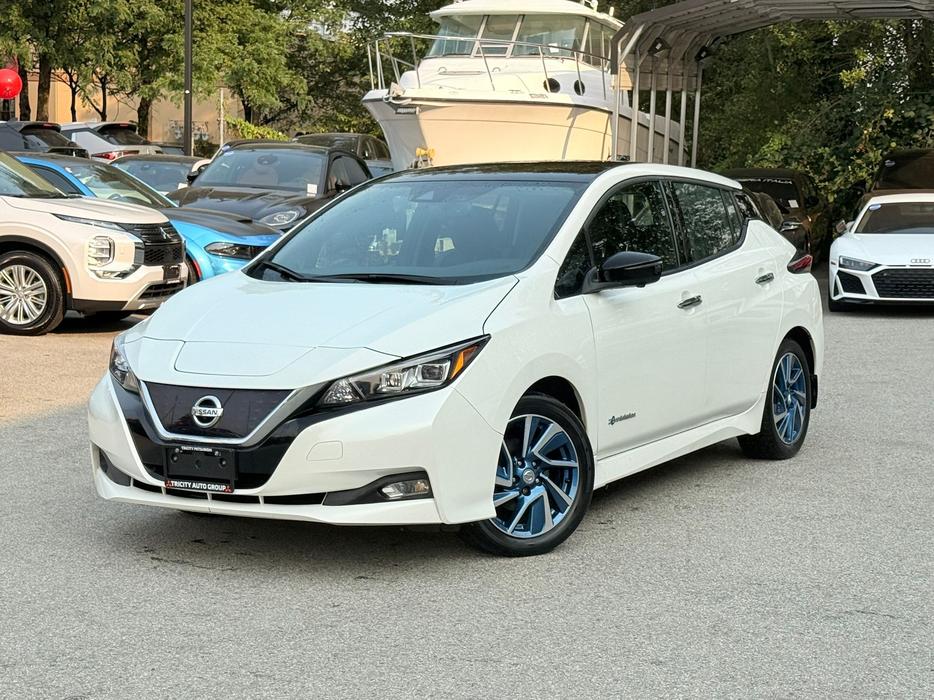 2019 Nissan LEAF display photo