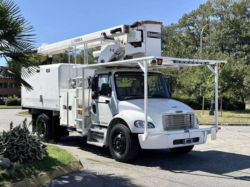 2010 Freightliner M2 106 Terex Diesel Bucket Truck with 11-Foot Dump (Air Brakes display photo