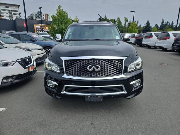 2015 Infiniti QX80 7 Passenger Seating | Heated Seats | Premium Leather! image 2