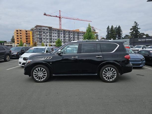 2015 Infiniti QX80 7 Passenger Seating | Heated Seats | Premium Leather! image 3