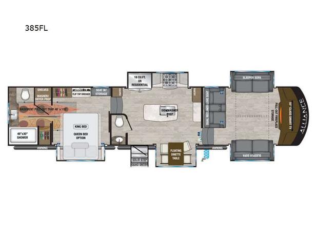 Used 2022 Alliance RV Paradigm 385FL image 3