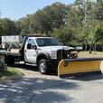 2011 Ford F-550 Dually Diesel 4X4 13-Foot Flat Deck Plow & Sander Truck thumbnail image