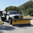 2011 Ford F-550 Dually Diesel 4X4 13-Foot Flat Deck Plow & Sander Truck thumbnail image 2