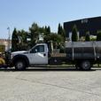 2011 Ford F-550 Dually Diesel 4X4 13-Foot Flat Deck Plow & Sander Truck thumbnail image 6