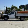 2011 Ford F-550 Regular Cab Dually 4X4 Diesel Dump Plow Truck with Crane & Sande thumbnail image 6