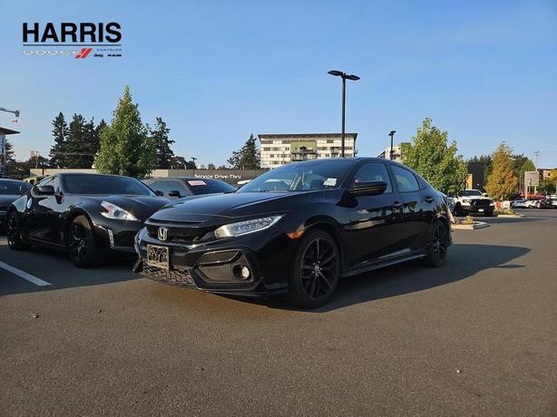 2020 Honda Civic Hatchback Sport Touring Manual | Keyless Entry | One Owner! image 1
