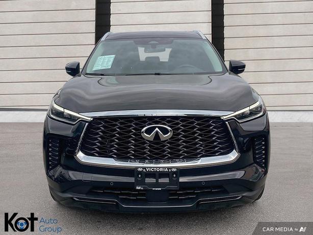 2023 Infiniti QX60 Luxe V6 ENGINE! PANORAMIC MOONROOF! LEATHER INTERIOR! BLUETOO image 2