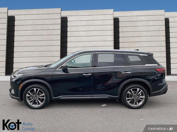 2023 Infiniti QX60 Luxe V6 ENGINE! PANORAMIC MOONROOF! LEATHER INTERIOR! BLUETOO image 3