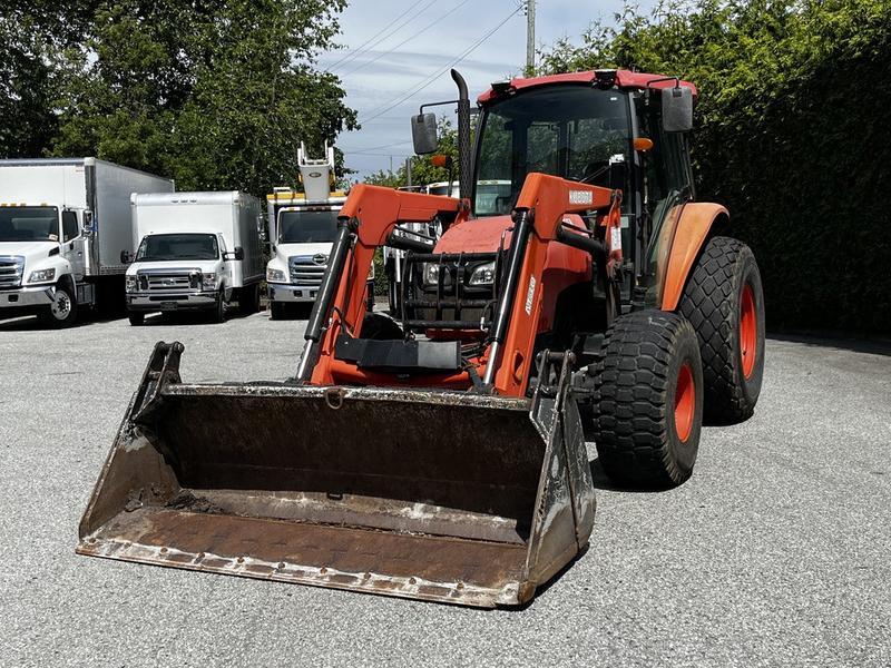 2011 Kubota M8540D Front-End Loader Tractor Diesel display photo