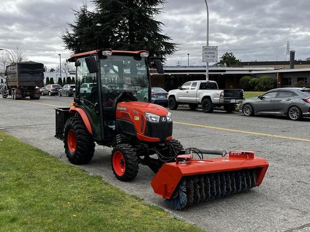 2018 Kubota B2650 4x4 Diesel Tractor with Sweeper, Sander & Climate-Controlled C image 1