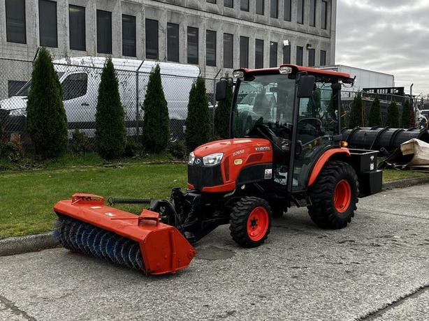 2018 Kubota B2650 4x4 Diesel Tractor with Sweeper, Sander & Climate-Controlled C image 5