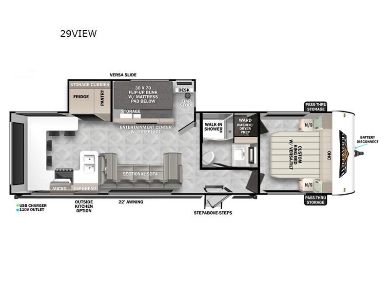 Used 2024 Forest River RV Wildwood 29VIEW display photo