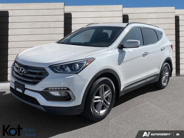 2017 Hyundai Santa Fe Sport Premium HEATED STEERING WHEEL AND SEATS! HITCH! BLUE image 1