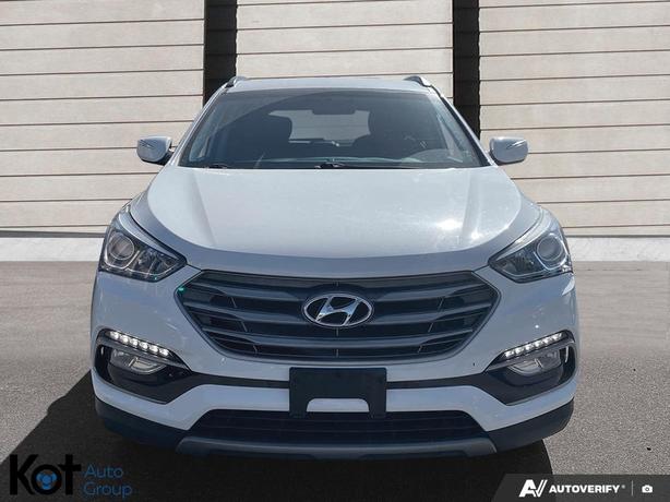 2017 Hyundai Santa Fe Sport Premium HEATED STEERING WHEEL AND SEATS! HITCH! BLUE image 2