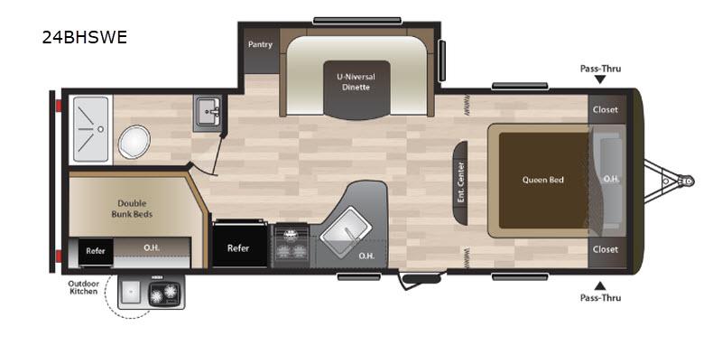 Used 2018 Keystone RV Hideout 24BHSWE display photo