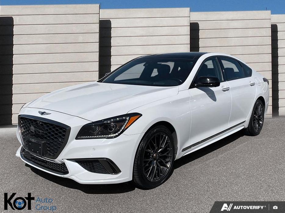 2018 Genesis G80 3.3t Sport PANORAMIC SUNROOF! HEATED & VENTILATED SEATS! LEATHE display photo
