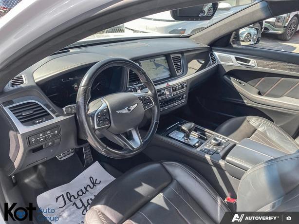 2018 Genesis G80 3.3t Sport PANORAMIC SUNROOF! HEATED & VENTILATED SEATS! LEATHE image 6