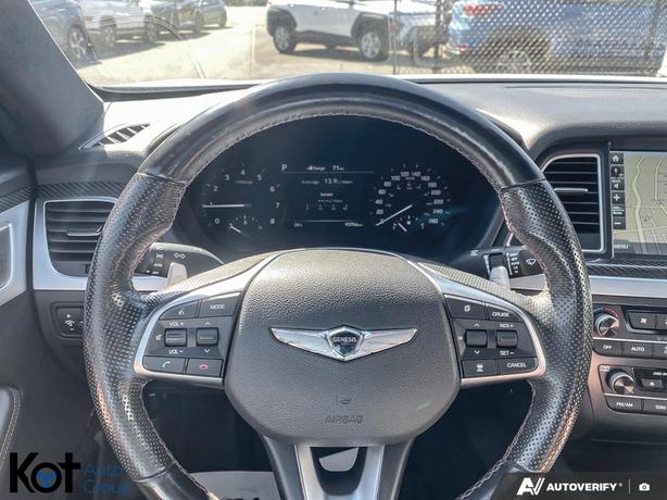 2018 Genesis G80 3.3t Sport PANORAMIC SUNROOF! HEATED & VENTILATED SEATS! LEATHE image 7