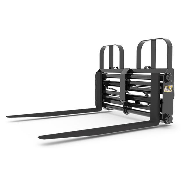 2025 HLA Attachments Power Tine Pallet Fork HDN7548 display photo